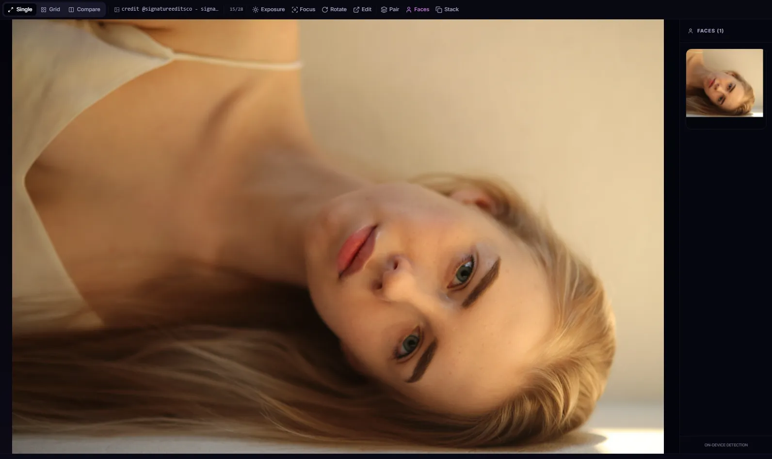 SnapCuller photo culler - AI face detection